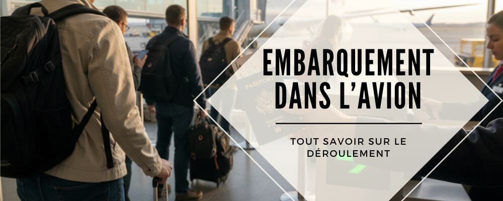 embarquement avion