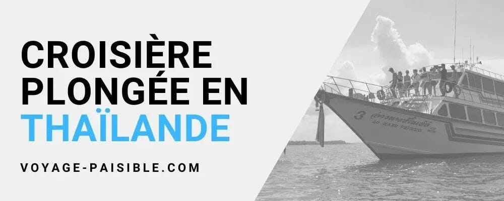 croisiere plongee thailande