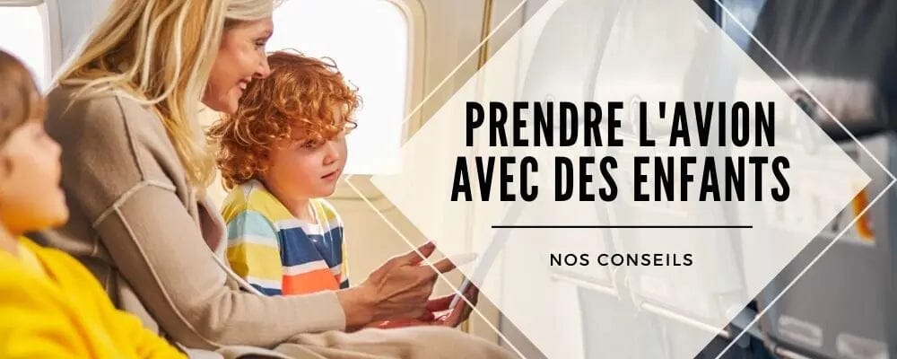 préparer voyage avion avec enfant