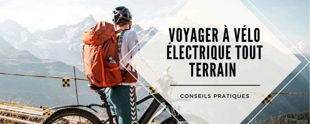 Voyager à vélo électrique tout terrain 