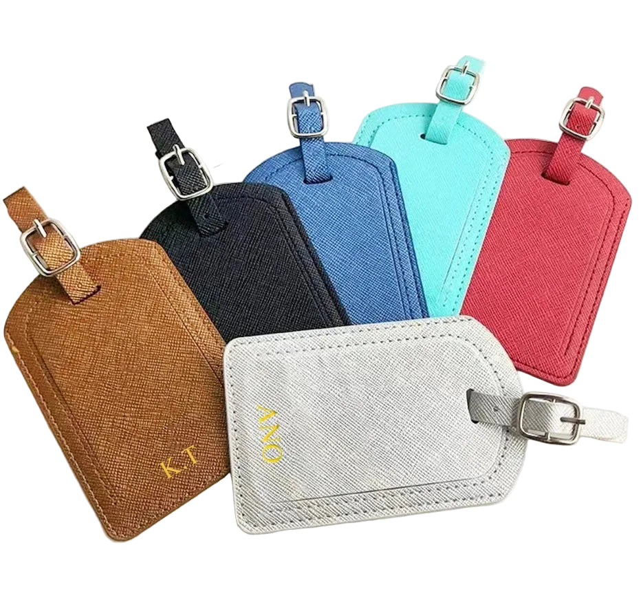 étiquettes à bagages personnalisées porte nom
