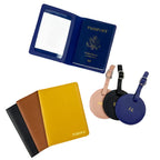 etiquette bagage et etuis passeport personnalisables