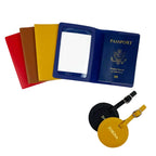 etiquette bagage et etui a passeport personnalisables