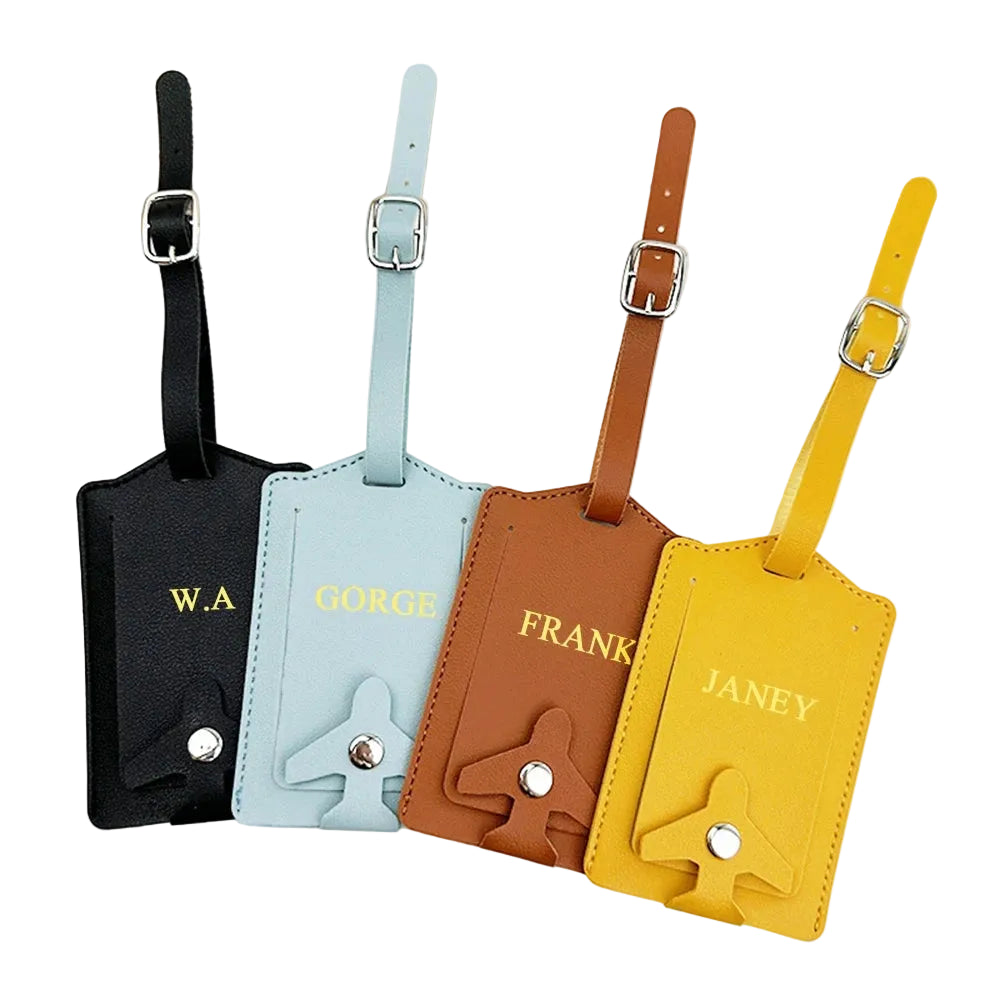 Etiquette Personnalisée pour bagage theme Avion