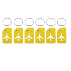 etiquettes pour valises Avion Lot de 6