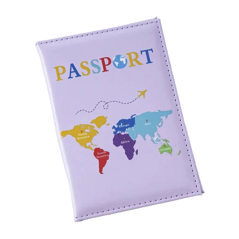 etui protege Passeport Carte du Monde