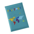 etui à Passeport Carte du Monde