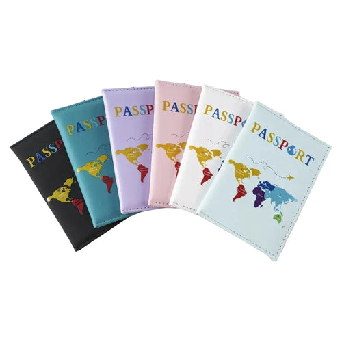 Étui à Passeports Carte du Monde