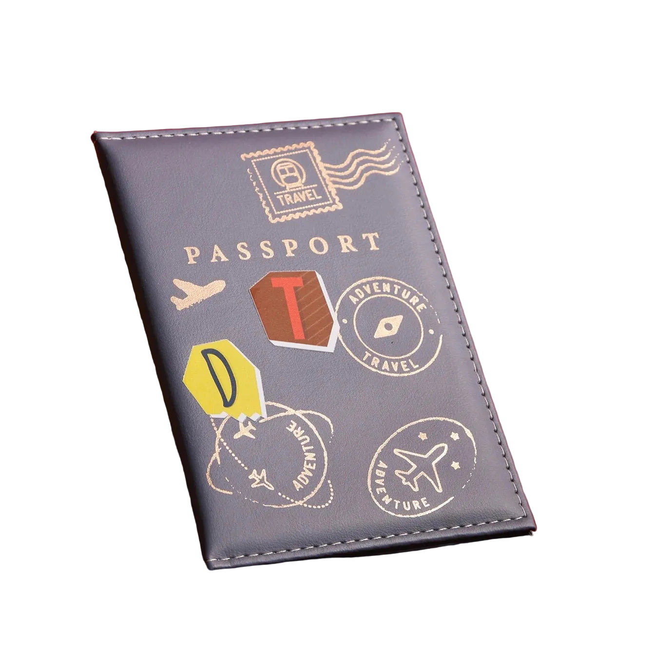 couverture passeport personnalisé initiales