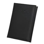 etui protège passeport noir