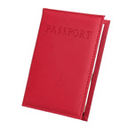 etui protège passeport rouge