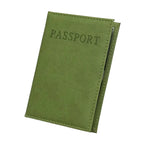 etui protège passeport vert