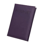 etui protège passeport violet