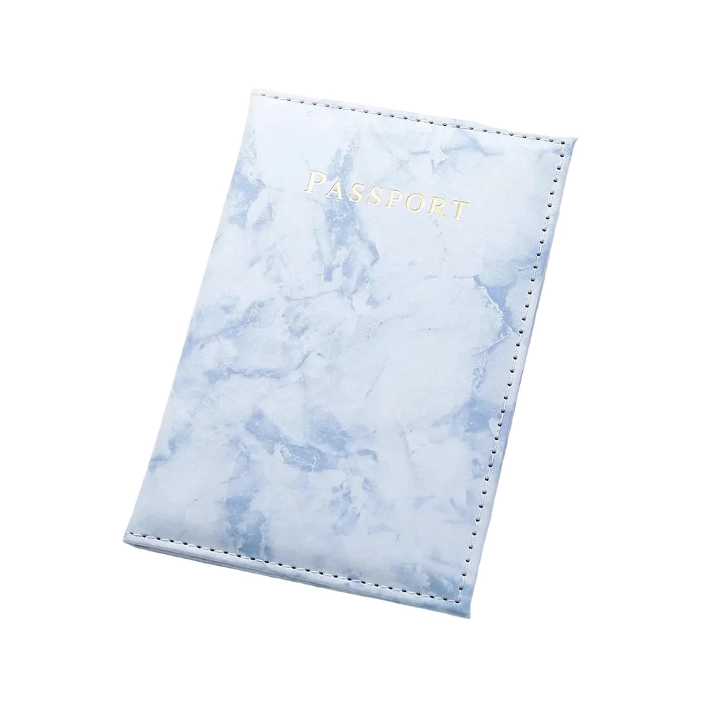 etui passeport effet marbre femme