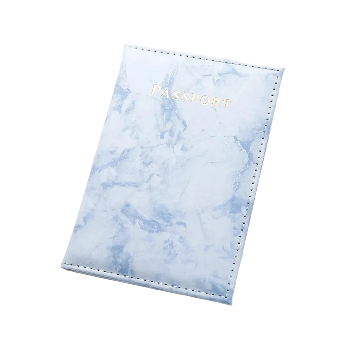 etui passeport effet marbre femme