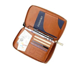portefeuille pochette passeport de voyage avion