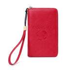 portefeuille pochette passeport de voyages
