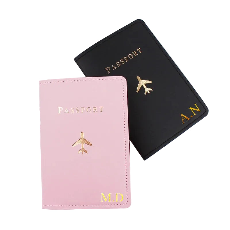 protege passeports personnalisé avion