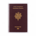 protege passeport plastique transparent