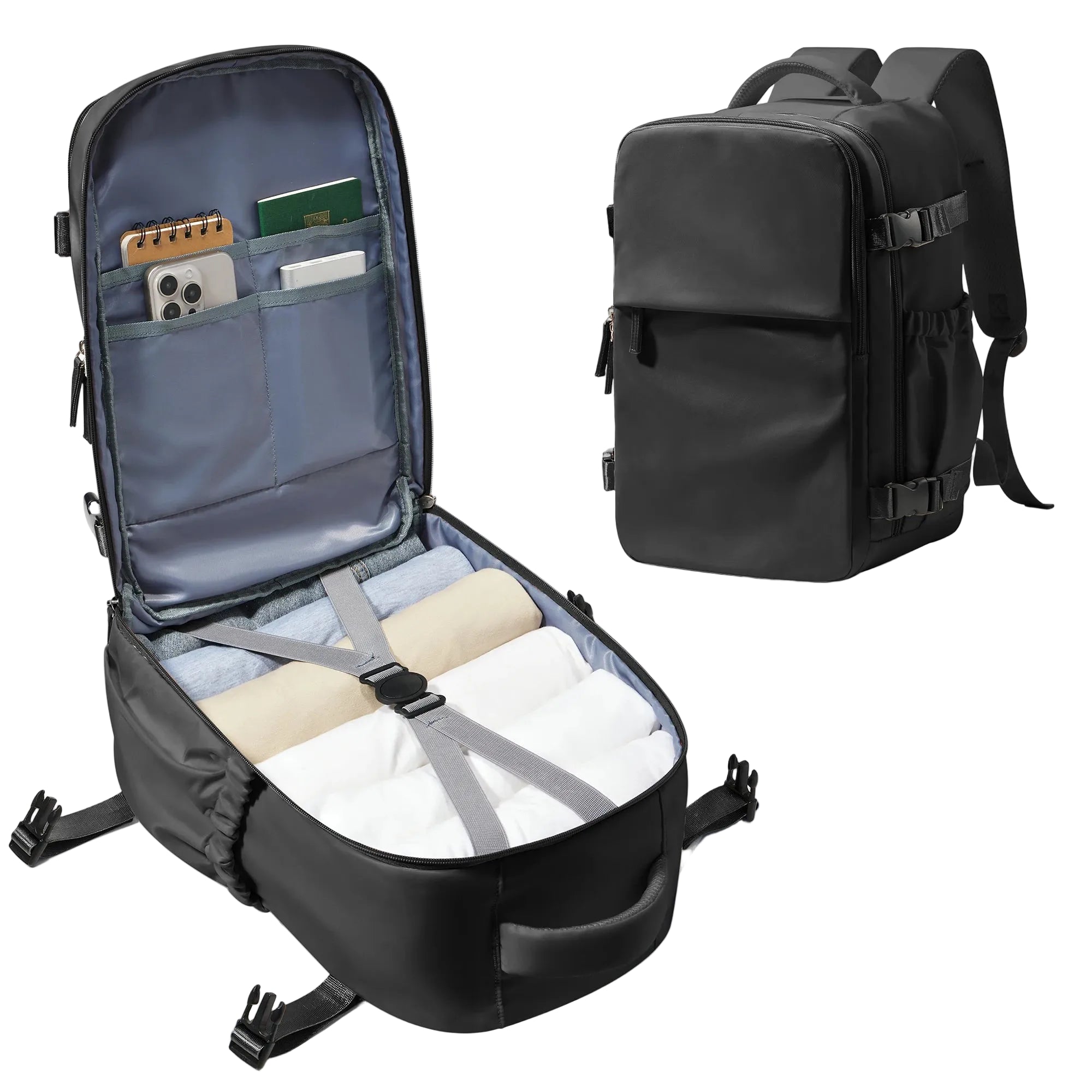 sac a dos 40x30x20 cabine transavia