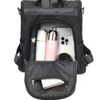 sac a dos anti pickpocket femme design matelassé ouverture dos
