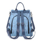 Sac à Dos Antivol Femme Fleuri Voyage Paisible