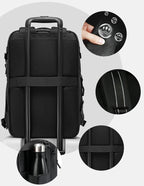 sac a dos aspiration sous vide avion
