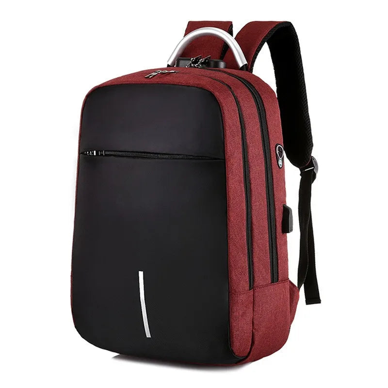 sac a dos avec code antivol rouge