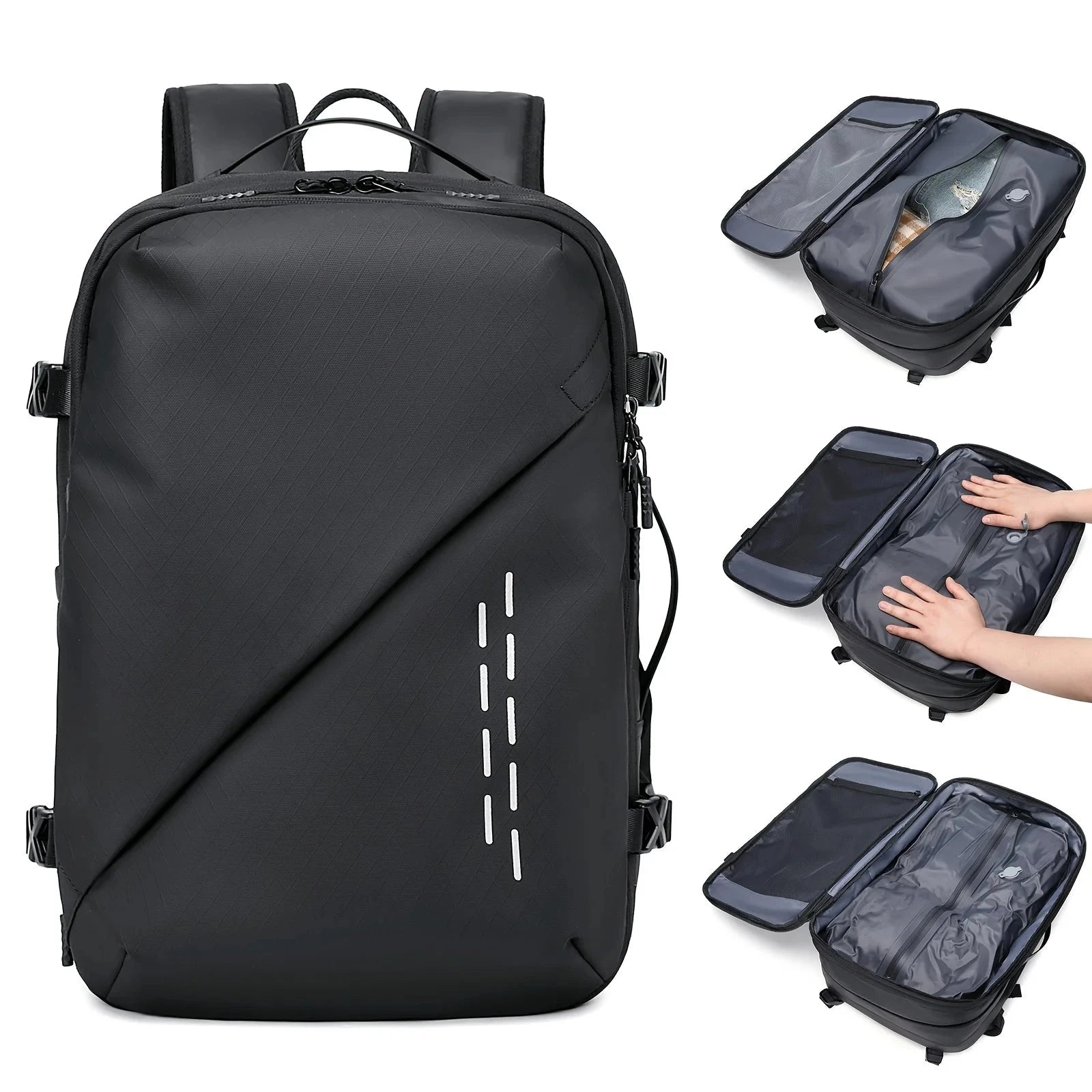 Sac à Dos Cabine Compression Sous Vide avion