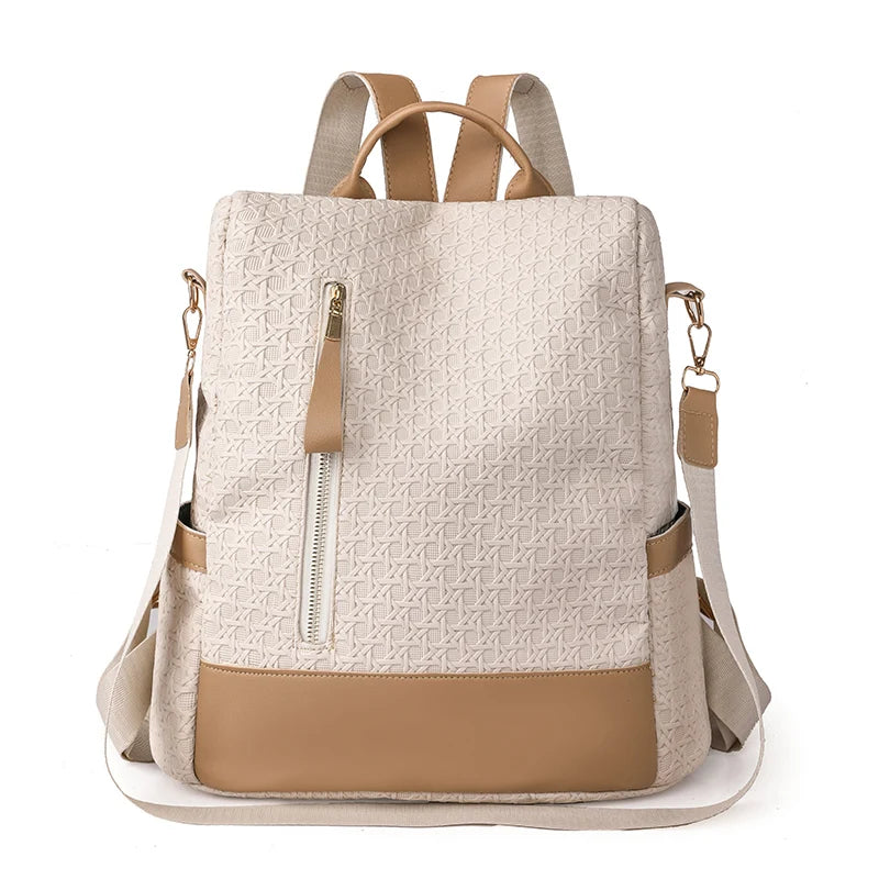sac a dos femme fermeture dorsale anti-vol