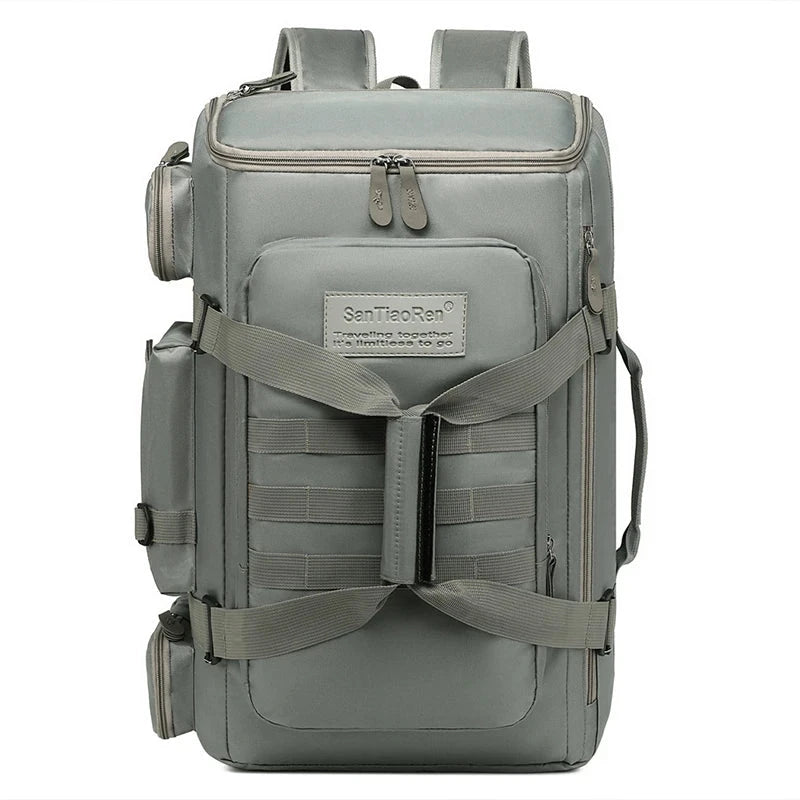 sac a dos grand volume gris