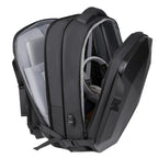 sac a dos noir grande capacité rigide avec code
