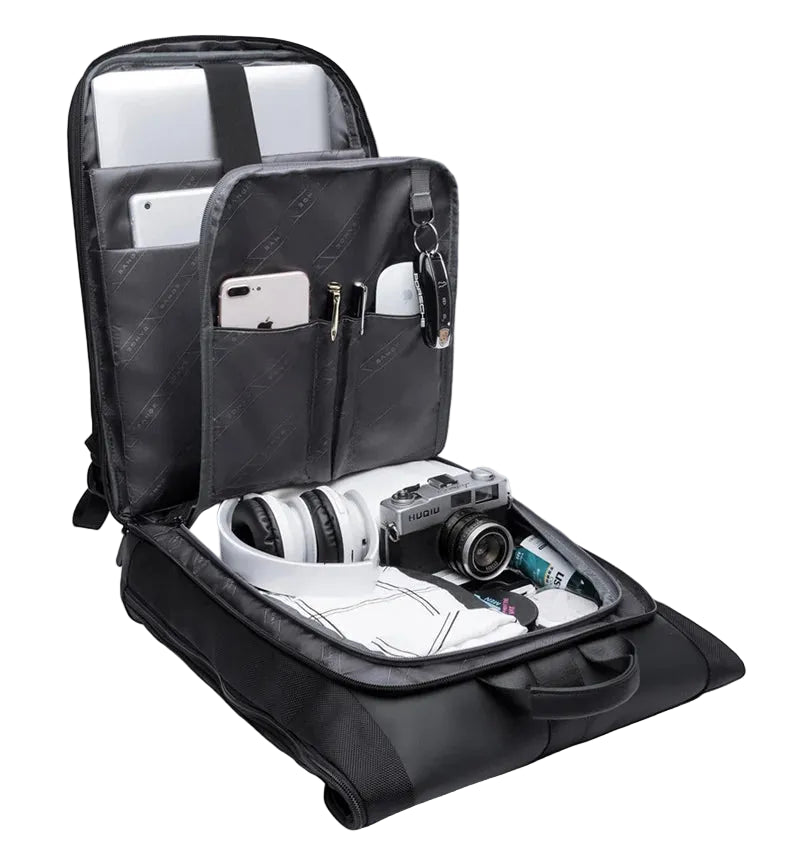 sac a dos impermeable roll top elegant antivol