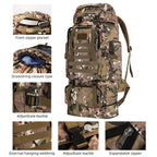 Sac à Dos Militaire 100L Voyage Paisible