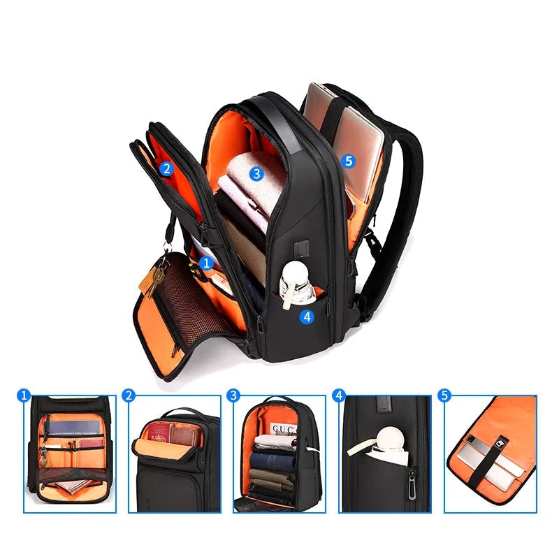 Sac à Dos Ordinateur 17 Pouces Imperméable classe