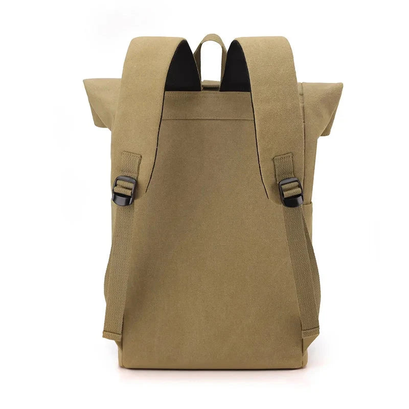 sac dos toile roll top