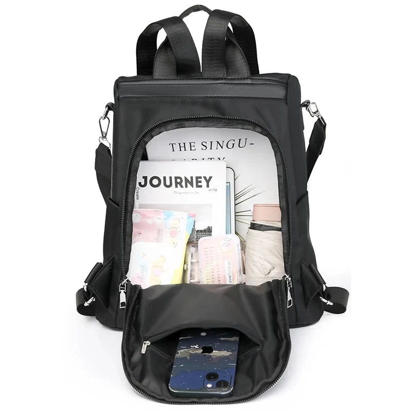 sac a dos ville femme antivol