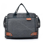 Sac Bandouliere Homme Messenger Toile Vintage
