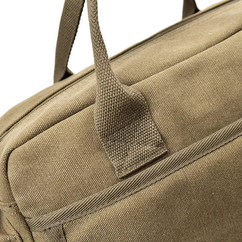 Sac à Bandouliere Messenger Homme Toile Vintage