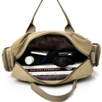 Sac a Bandoulière Messenger Homme Toile Vintage