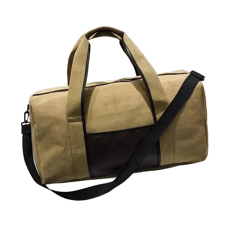 Sac Polochon voyage Toile Vintage