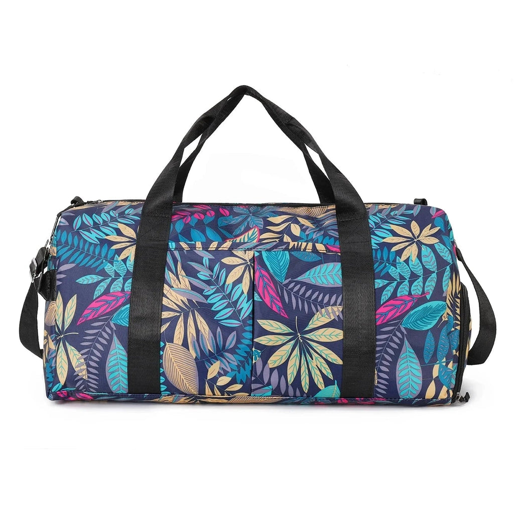 Sac Polochon Femme Fleurs