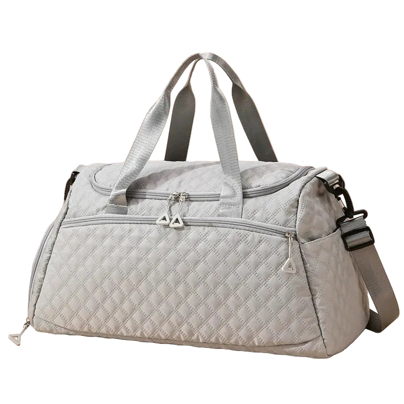 Sac Polochon Voyage Femme gris