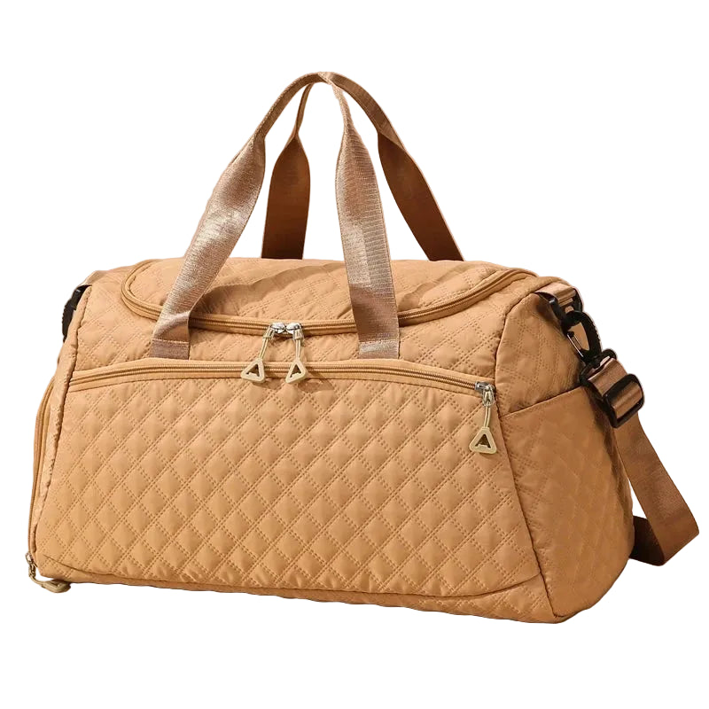 Sac Polochon Voyage Femme marron