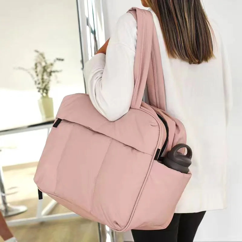 sac weekend matelassé femme