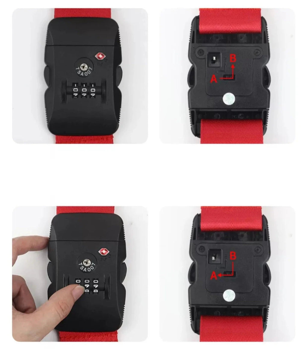 Sangle TSA pour Valise croisée