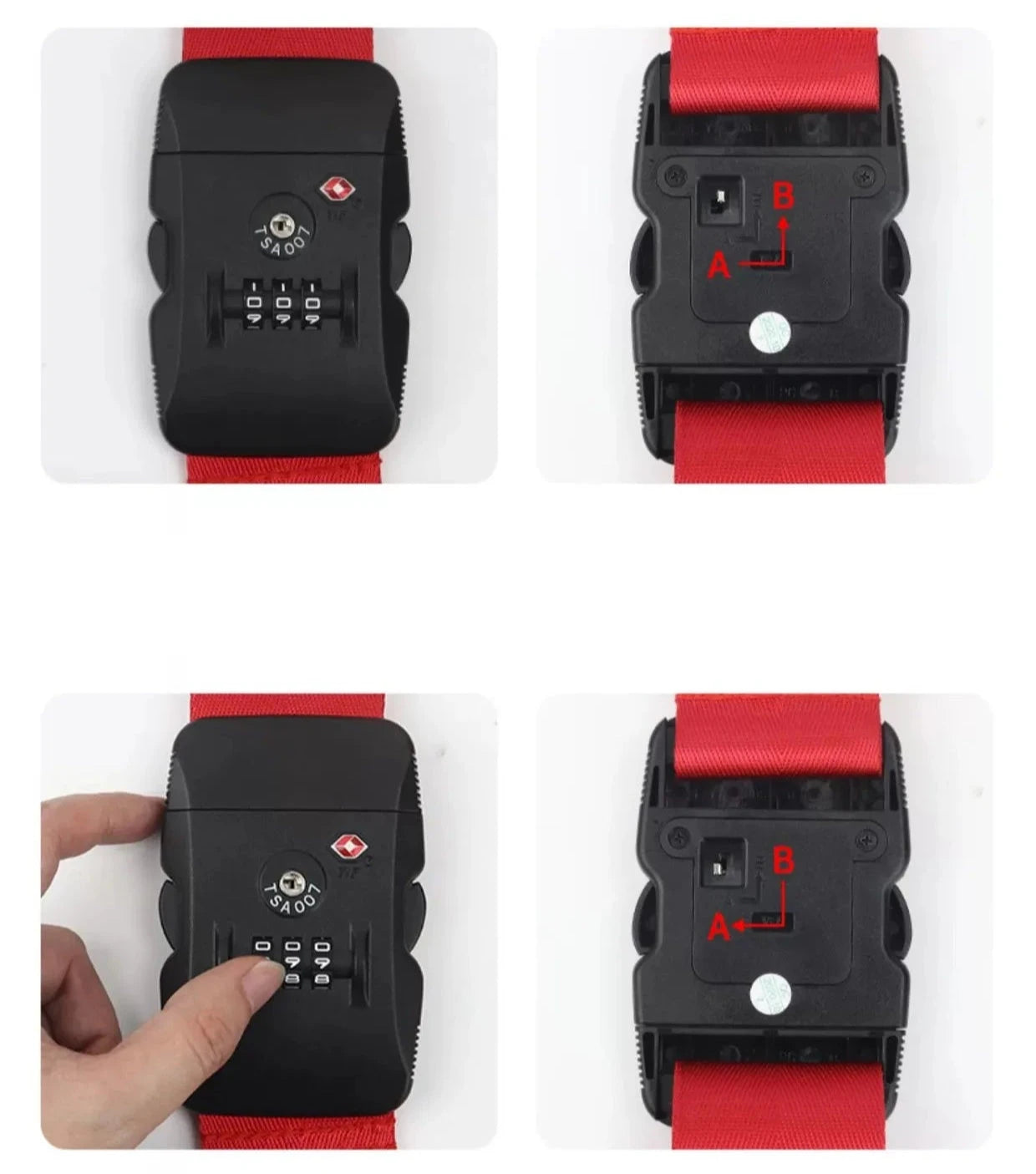 Sangle TSA pour Valise croisée