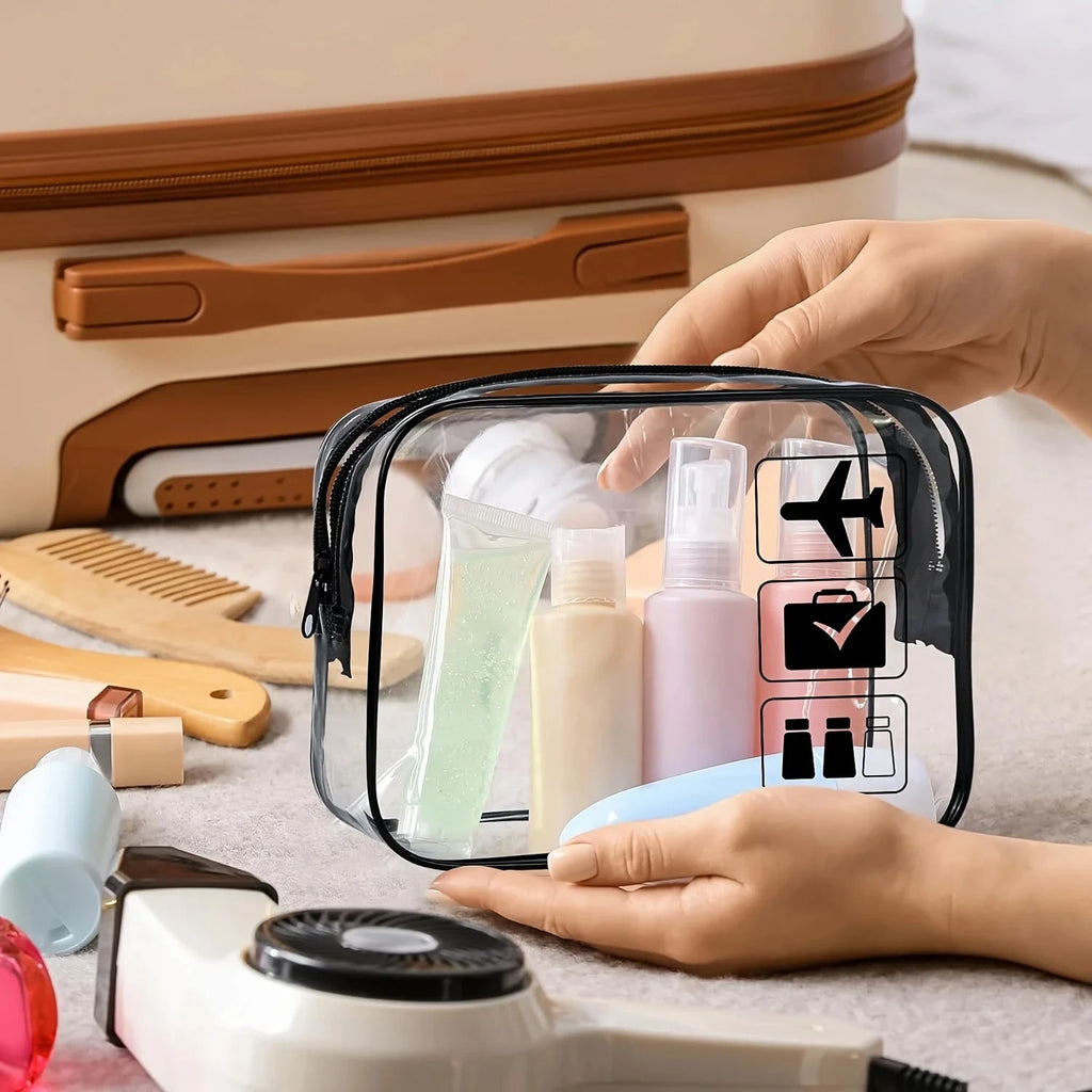trousse cabine avion transaprente