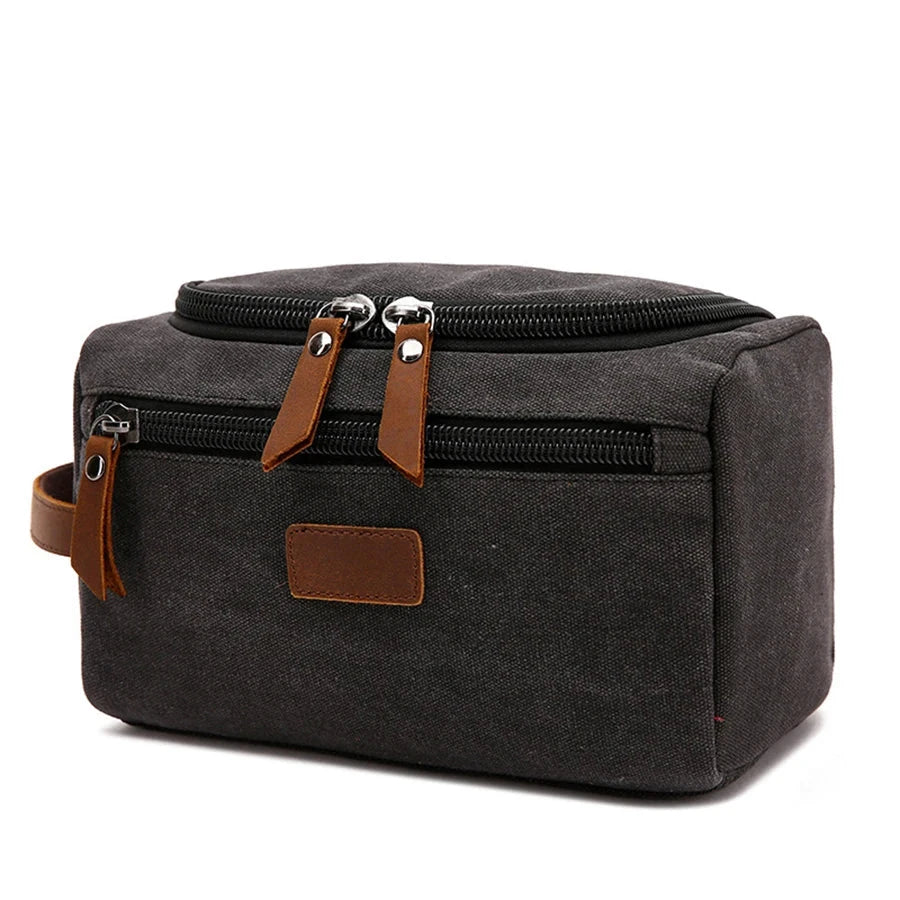 trousse de toilette globe trotter toile