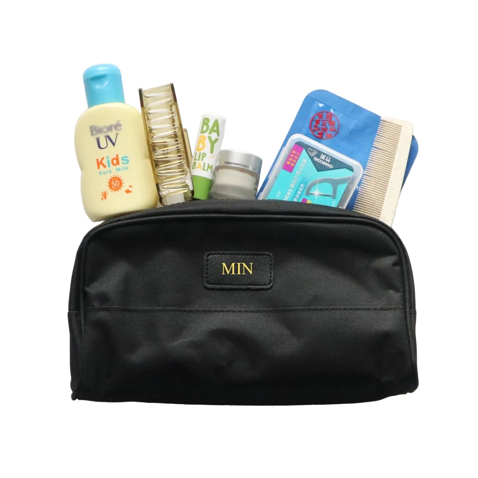 trousse toilette personnalisée avec initiales